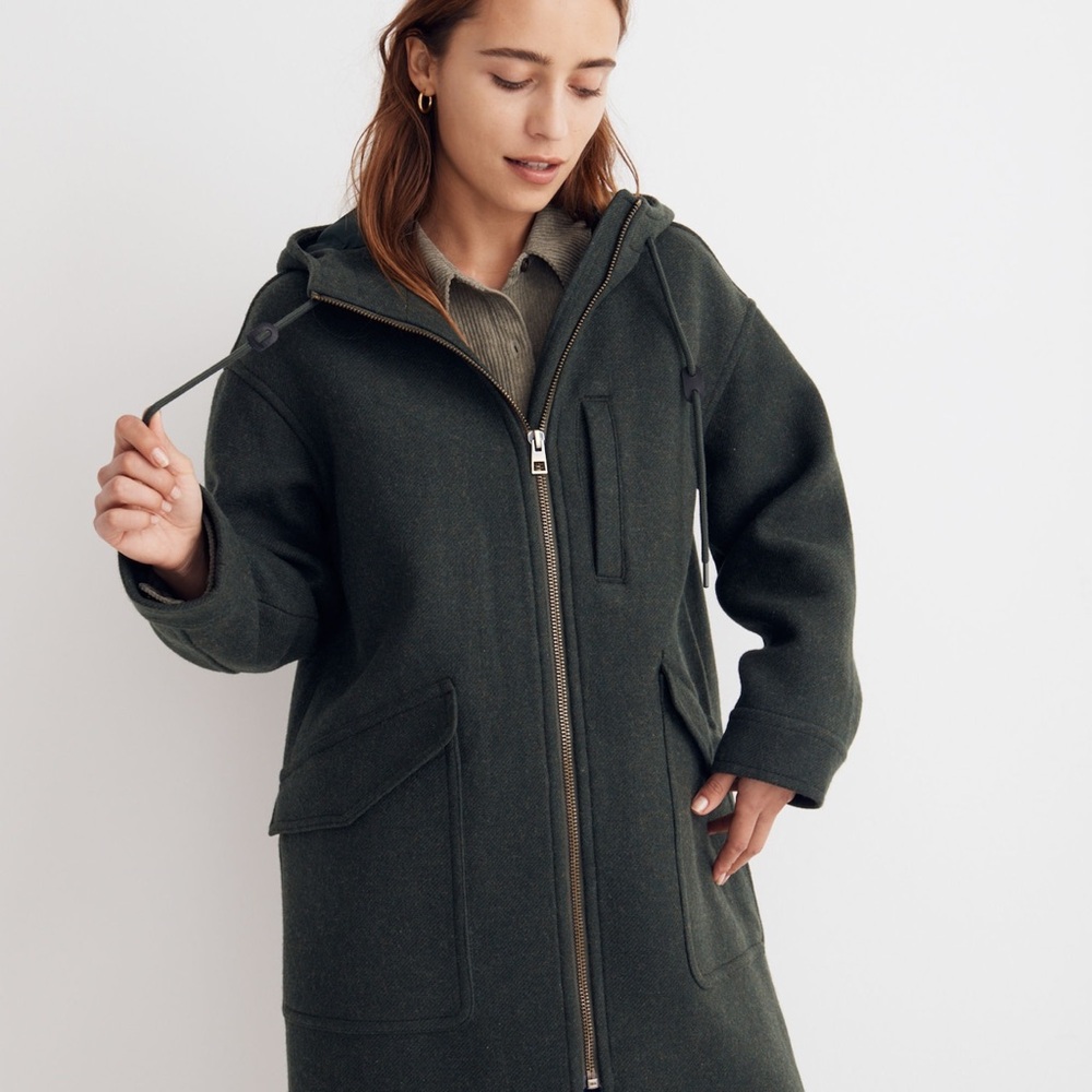 Madewell Lynnford Coat in Insuluxe Fabric - Size Small